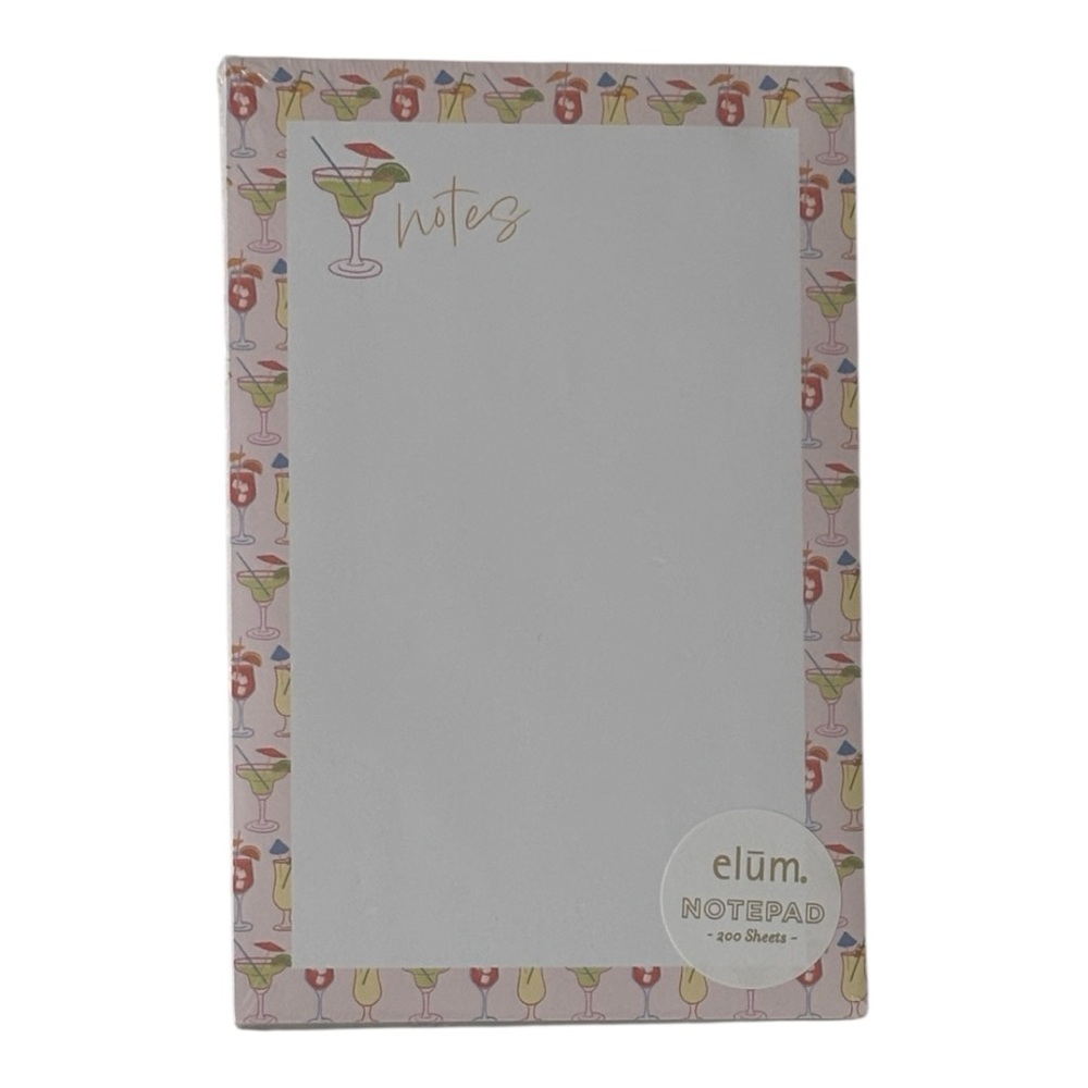Elum Cocktail Notepad 200 Sheets